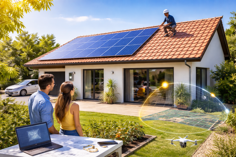 Mon toit est-il adapté à l’installation de panneaux photovoltaïques pour produire une énergie solaire performante et rentable durablement