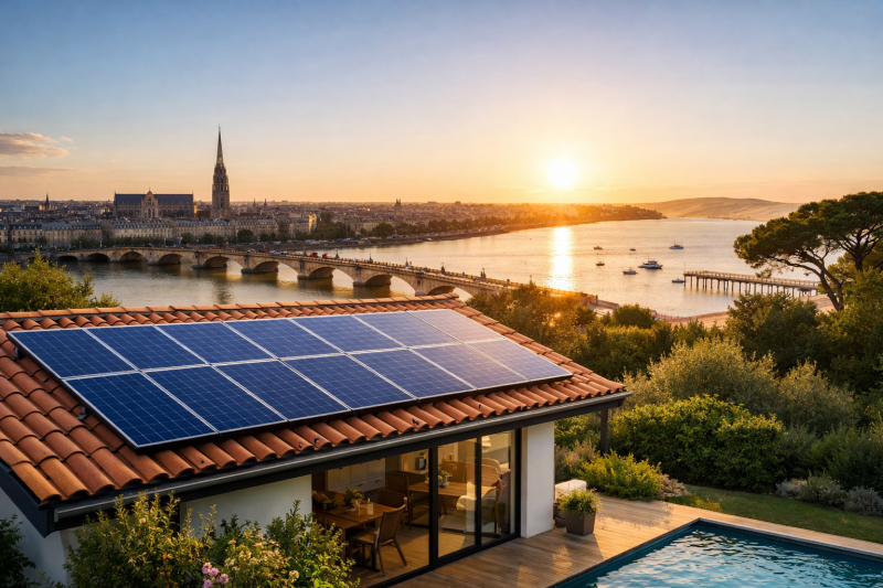 Pourquoi installer des panneaux photovoltaïques à Bordeaux et sur le Bassin d’Arcachon : économies, écologie et valorisation de votre habitation