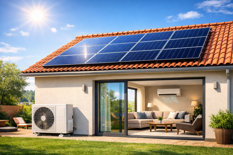Pourquoi installer une climatisation réversible avec des panneaux solaires pour réduire durablement votre facture énergétique annuelle efficacement sur Gujan mestras