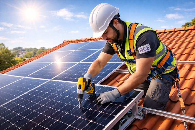 Pourquoi choisir un installateur RGE pour garantir une pose de panneaux solaires performante, sécurisée et rentable durablement à Marcheprime
