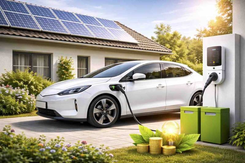 Recharger sa voiture électrique avec des panneaux solaires à La Teste
